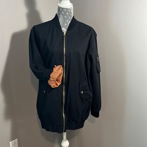 Black spring jacket